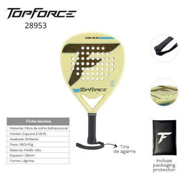 JUG TG PALETA PADEL ONIX 28953 FIBERGLASS