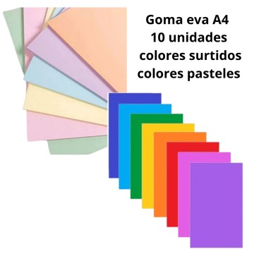 GOMA EVA IBICRAFT 20x30cm Paq x10u 250700/250710