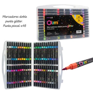 MARC OLAMI GLITTER DOBLE PUNTA x48 MGDP448