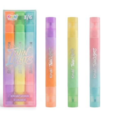 RESALTADOR KIRUKI TWIN LIGHTS x 3 180016