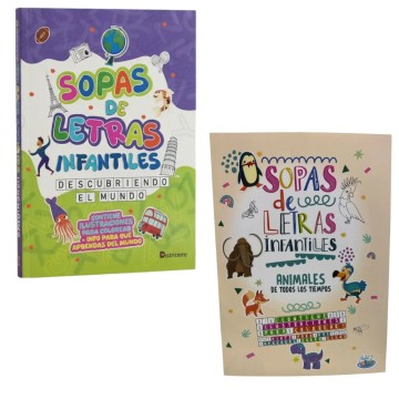 LIBRO KIDS SOPA LETRAS BK-312/313