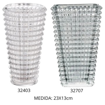 BZ DECO FLORERO 117-32403/32707 VIDRIO