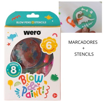 WERO BLOWPENS & STENCILS WE4192