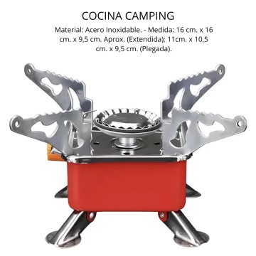 CAMP COCINA MINI KOVAR K-202 A GAS