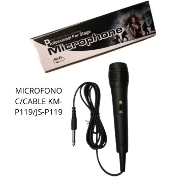 COMP MICROFONO C/CABLE KM-P119/JS-P119