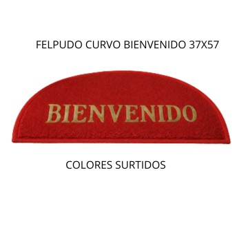 BZ FELPUDO INGRESO EA29-35-03 CURVO BIENVENIDOS