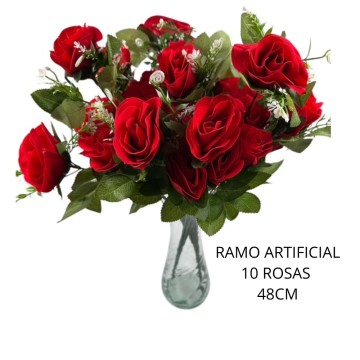 BZ DECO RAMO EA42-01-08 ROSAS 10 FLORES