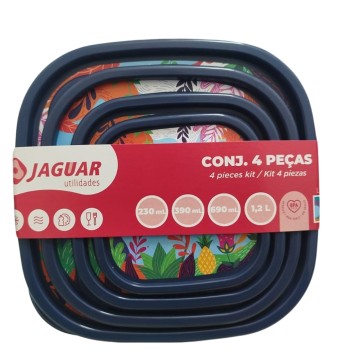 BZ CONTENEDOR CUA SET x4 4126/7