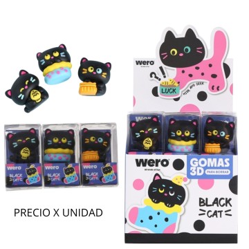 WERO GOMA 3D BLACK CAT WE4337