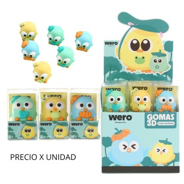 WERO GOMA 3D LITTLE BIRDS WE4335