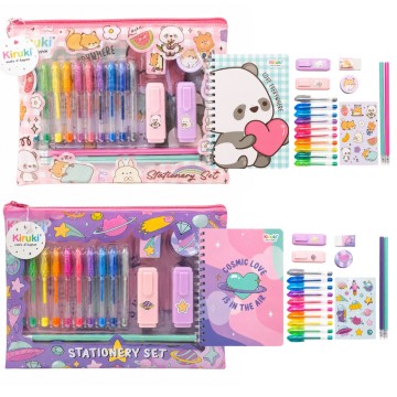 REG SET KIRUKI STATIONERY 300009 SWEET BEAR+SPACE