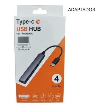 COMP ADAPTADOR KR-64550 USB-C 4USB