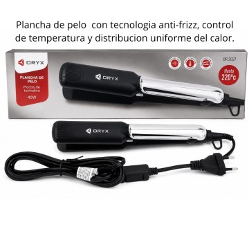 BZ ELEC PLANCHA PELO OR2027 PLACA D/TURMALINA