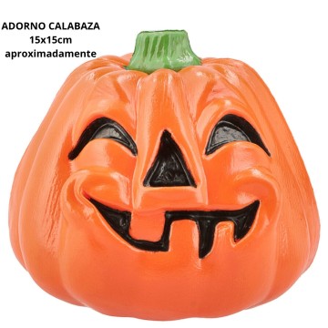 COT HALLOWEEN ADORNA CABEZA CALABAZA HC0003