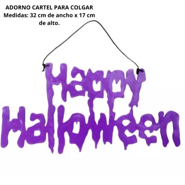COT HALLOWEEN ADORNO P/COLGAR VIOLETA HA0003-V