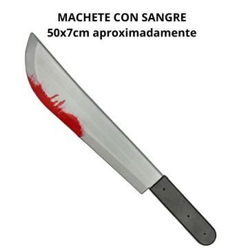 COT HALLOWEEN MACHETE C/SANGRE HM0001-S