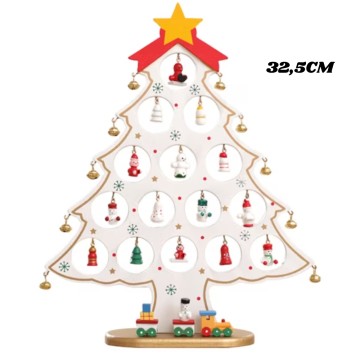 NAV PINO MADERA 32455 32.5cm C/ADORNOS