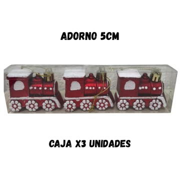 NAV ADORNO NAVIDAD x 3u 53085 TREN