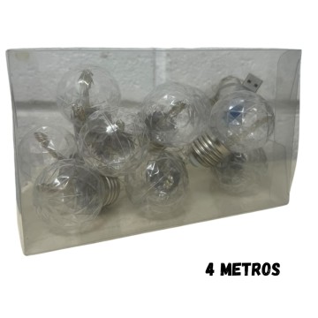 NAV LUZ LED 33013 4mt A PILA ESFERAS