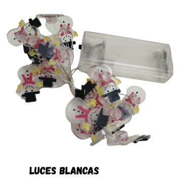 NAV LUZ LED 33004 2mt A PILA MUÑECO NIEVE