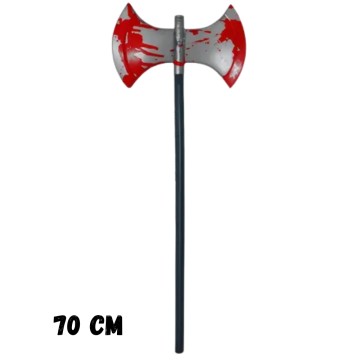 COT HALLOWEEN HACHA DOBLE C/SANGRE HH0002-S