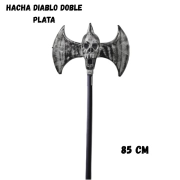COT HALLOWEEN HACHA DIABLO DOBLE PLATA HH0012-G