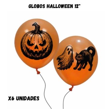 COT HALLOWEEN GLOBO x 6u HL626
