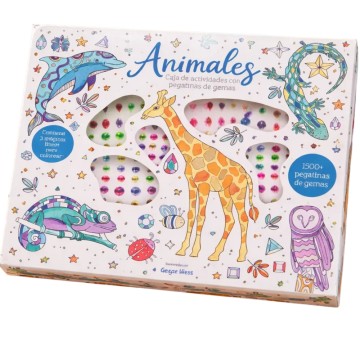 LIBRO G5 ANIMALES CAJA D/ACTIVIDADES C/GEMAS