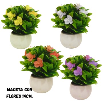 BZ DECO MACETA C/PLANTA 90291