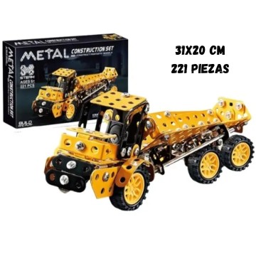 JUG MC METAL SET 221pz ZY1234636 GRUA CONSTRUCCION