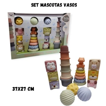 JUG MC BABY SET MASCOTAS VASOS ZY1806941