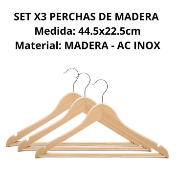 BZ PERCHA MADERA x3 CR14851