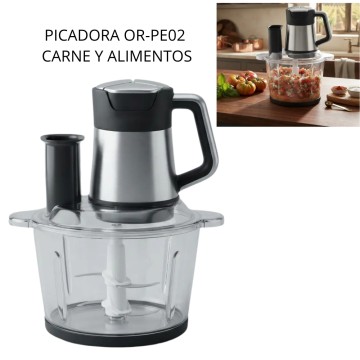 BZ ELEC PICADORA OR-PE02 CARNE Y ALIMENTOS