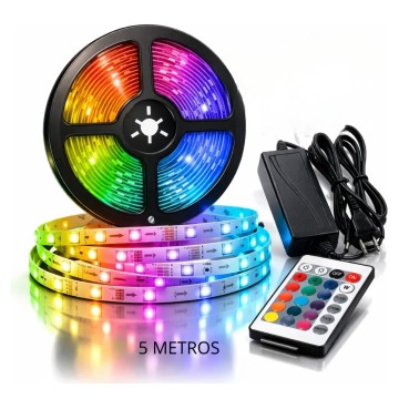 COMP TIRA LED TR5062 RGB5M C/CONTROL REMOTO