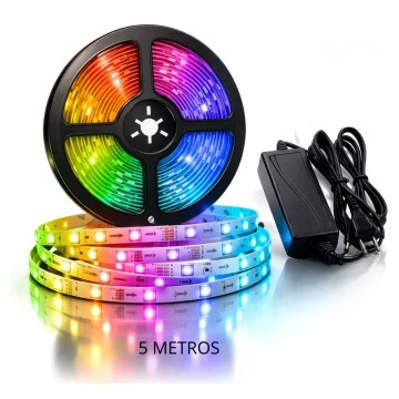 COMP TIRA LED TR5068 5mt 8 COLORES