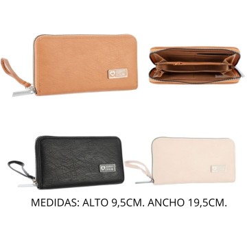 BILLETERA CYB ACBIV2776 DAMA FICHERO DOBLE